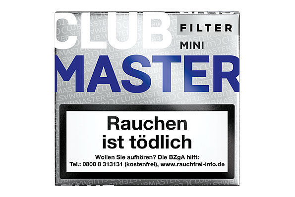Clubmaster Mini Filter Blue 20 Cigarillos Clubmaster Mini Filter Blue 20 Cigarillos