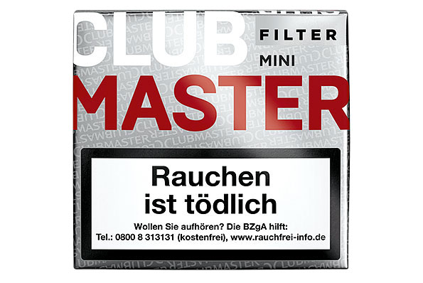 Clubmaster Mini Filter Red 20 Cigarillos  Clubmaster Mini Filter Red 20 Cigarillos