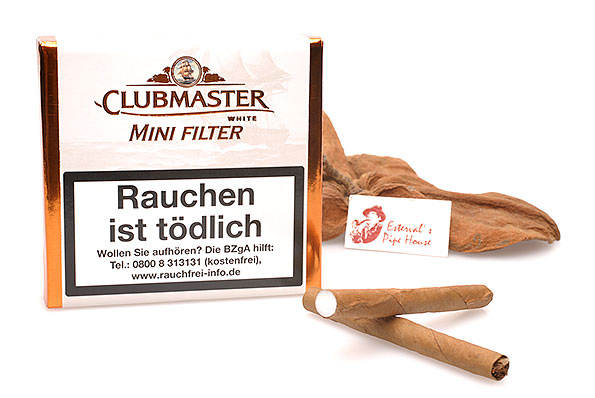 Clubmaster Mini Filter White 20 Cigarillos Clubmaster Mini Filter White 20 Cigarillos