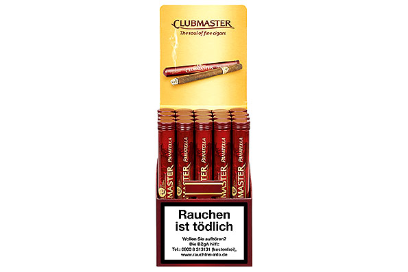 Clubmaster Panatella Red Tubes (Panatella) 20 Cigars