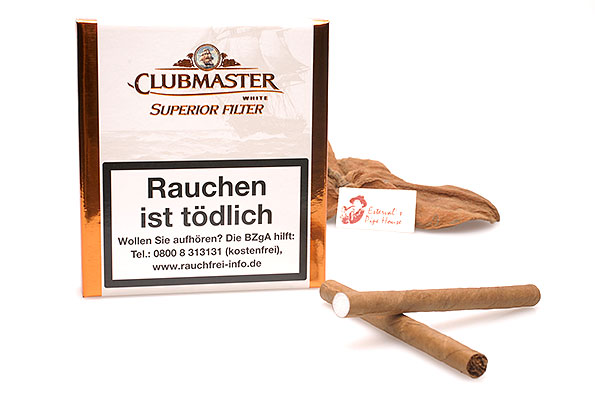 Clubmaster Superior Filter White 20 Cigarillos