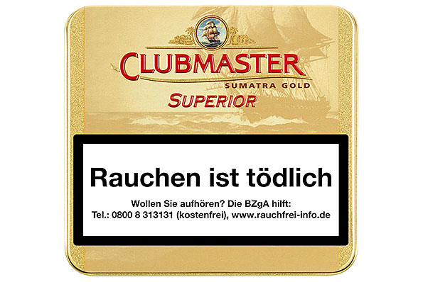 Clubmaster Superior Sumatra Gold 20 Cigarillos