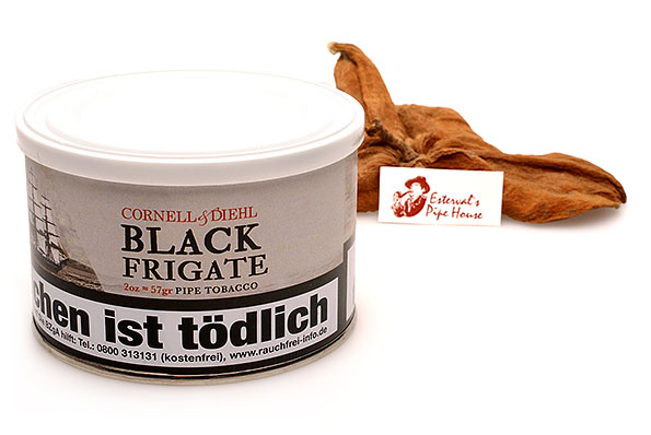Cornell & Diehl Black Frigate Pipe tobacco 57g Tin Cornell & Diehl Black Frigate Pipe tobacco 57g Tin