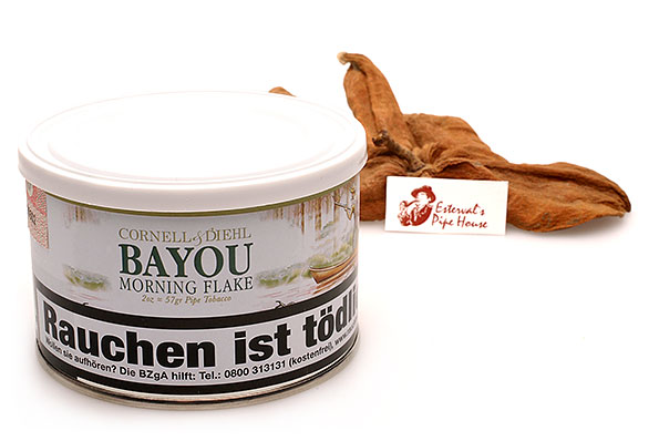Cornell & Diehl Bayou Morning Flake Pipe tobacco 57g Tin Cornell & Diehl Bayou Morning Flake Pipe tobacco 57g Tin