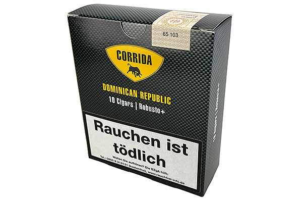 Corrida Dominican Republic Robusto + (Robusto) 10 Cigars  Corrida Dominican Republic Robusto + (Robusto) 10 Cigars
