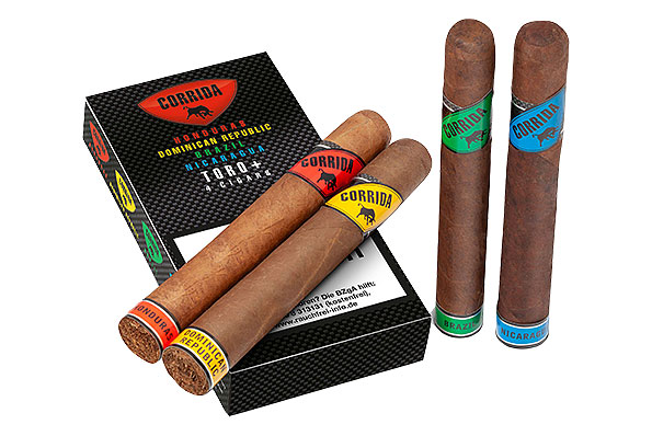 Corrida Toro+ Sampler (Toro) 4 Cigars  Corrida Toro+ Sampler (Toro) 4 Cigars