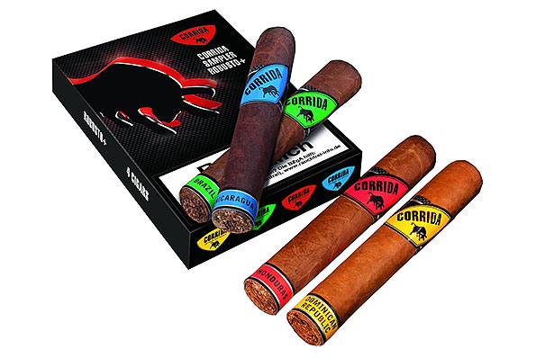 Corrida Robusto+ Sampler (Robusto) 4 Zigarren