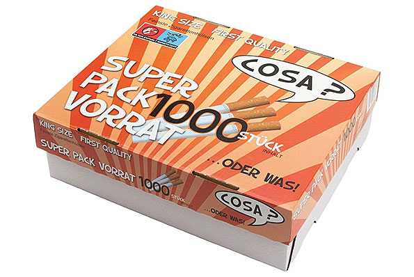COSA King Size Filterh�lsen (1000 H�lsen)