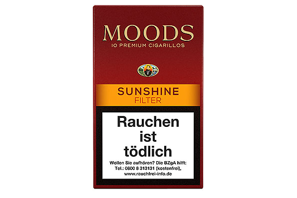 Dannemann Moods Premium 10 Cigarillos Sunshine - Filter Dannemann Moods Premium 10 Cigarillos Sunshine - Filter