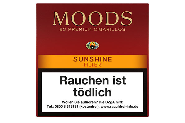 Dannemann Moods Premium 20 Cigarillos Sunshine - Filter