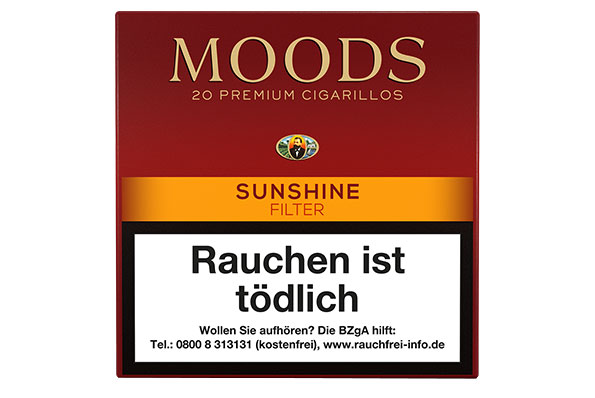 Dannemann Moods Premium 20 Zigarillos Sunshine - Filter Dannemann Moods Premium 20 Zigarillos Sunshine - Filter
