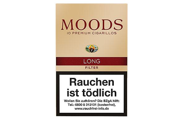 Dannemann Moods Premium 10 Cigarillos Long - Filter