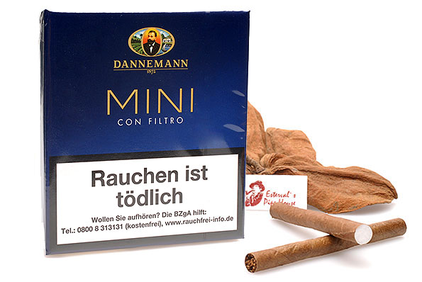 Dannemann Mini Con Filtro 20 Cigarillos Dannemann Mini Con Filtro 20 Cigarillos