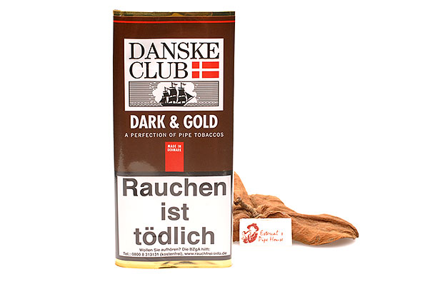 Danske Club Dark & Gold Pipe tobacco 50g Pouch