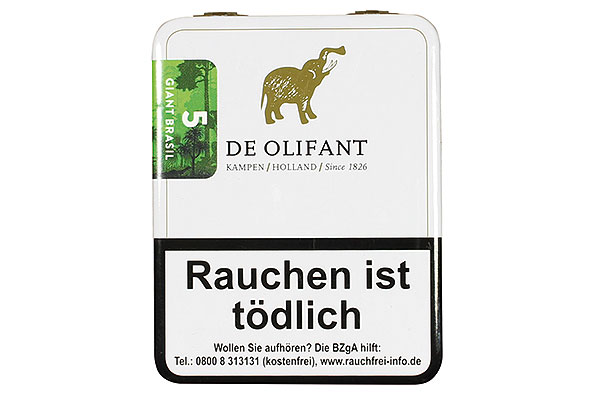 De Olifant Modern Brasil Giant Cigarillo 5 Cigarillos