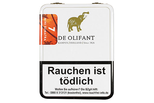 De Olifant Modern Sumatra Mini Cigarillo 7 Cigarillos