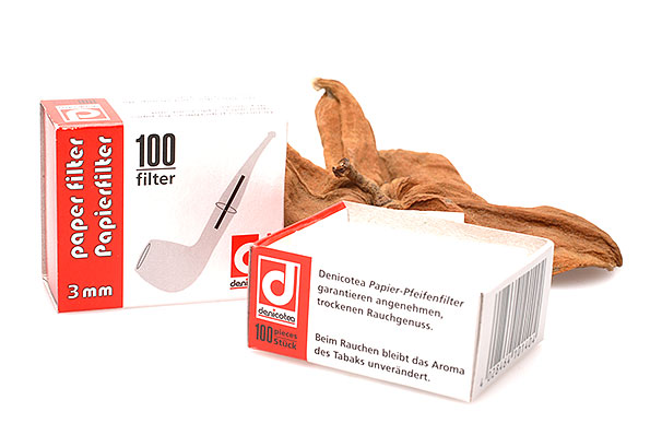 denicotea Blitz System Papierfilter 3mm (100 Filter)  denicotea Blitz System Papierfilter 3mm (100 Filter)