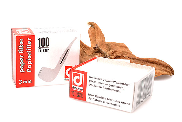 denicotea Blitz System Papierfilter 3mm (100 Filter)