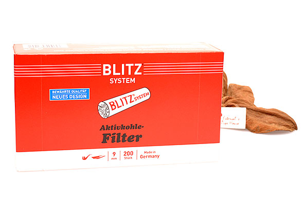 denicotea Blitz System Aktivkohlefilter 9mm (200 Filter)