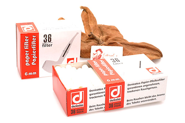 denicotea Blitz System Papierfilter 6mm (36 Filter)
