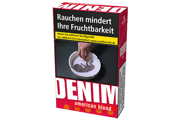 Denim Red L-Box 20 King Size Zigaretten