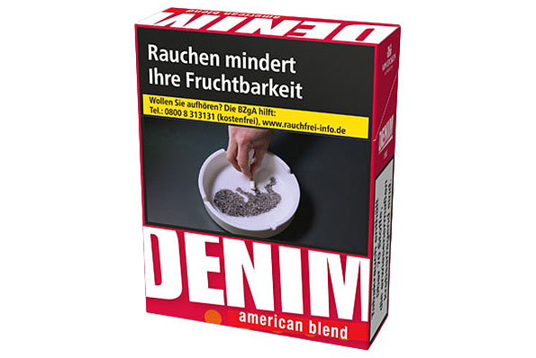 Denim Red 2XL-Box 29 King Size Zigaretten Denim Red 2XL-Box 29 King Size Zigaretten