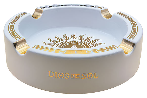 Dios del Sol Ceramic Ashtray white Dios del Sol Ceramic Ashtray white