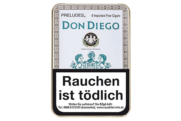 Don Diego Classic Preludes (Mini Panetela) 6 Zigarren Don Diego Classic Preludes (Mini Panetela) 6 Zigarren
