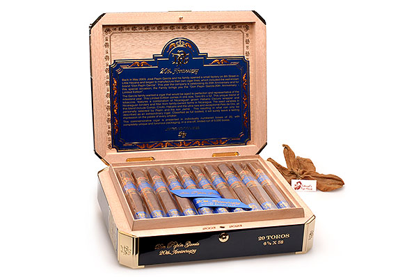 Don Pepin Garcia 20th Anniversary Toro Limited E. 20 Cigars Don Pepin Garcia 20th Anniversary Toro Limited E. 20 Cigars