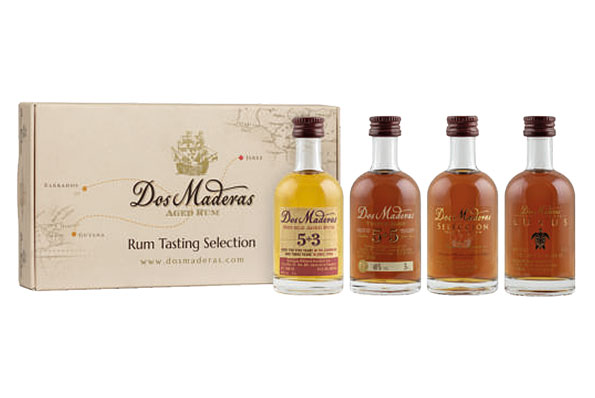 Dos Maderas Rum Tasting Selection 37,5-42% vol. 4x 50ml Dos Maderas Rum Tasting Selection 37,5-42% vol. 4x 50ml