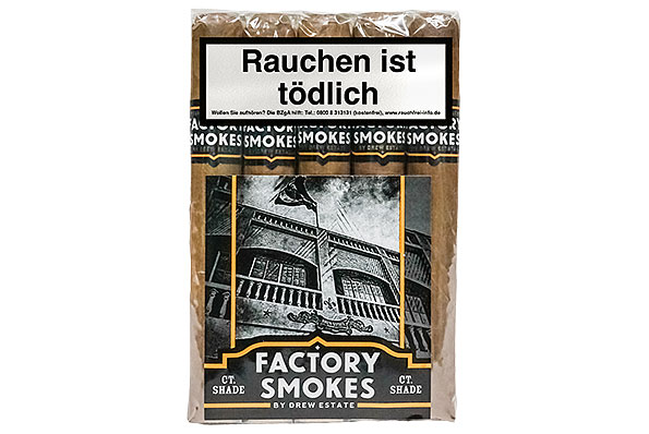 Drew Estate Factory Smokes Shade Toro (Toro) 10 Zigarren Drew Estate Factory Smokes Shade Toro (Toro) 10 Zigarren
