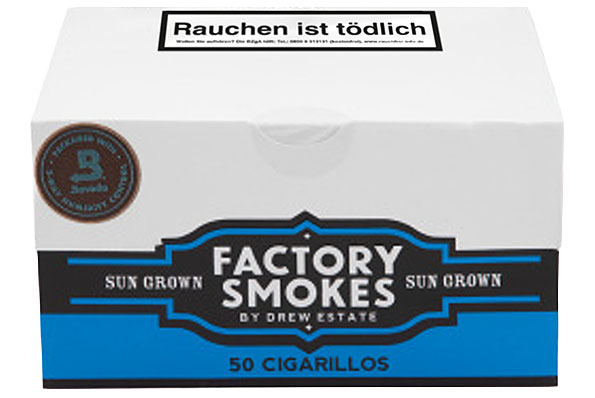 Drew Estate Factory Smokes Sun Grown 50er Box geschlossen