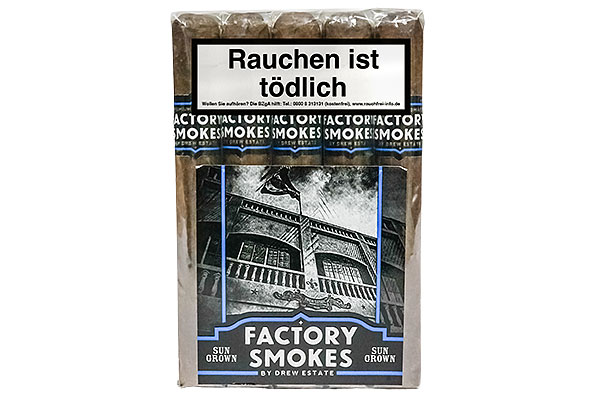 Drew Estate Factory Smokes Sun Grown Toro 10 Zigarren Drew Estate Factory Smokes Sun Grown Toro 10 Zigarren