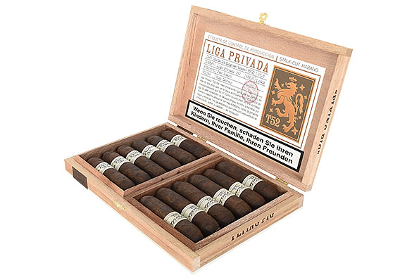 Drew Estate Liga Privada T52 Flying Pig 12er Kiste ge�ffnet