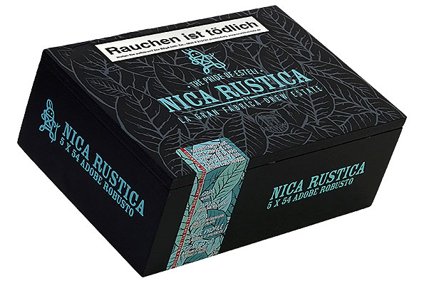Drew Estate Nica Rustica Adobe Robusto 25er Kiste geschlossen