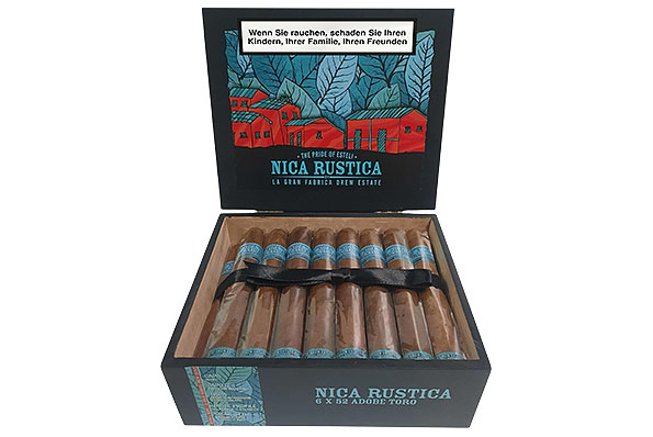 Drew Estate Nica Rustica Adobe Toro (Toro) 25 Zigarren Drew Estate Nica Rustica Adobe Toro (Toro) 25 Zigarren