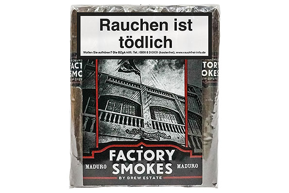 Drew Estate Factory Smokes Maduro Robusto (Robusto) 10 Zigarren
