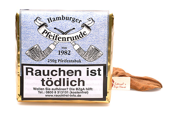 Hamburger Pfeifenrunde Blue Pipe tobacco 250g Economy Pack Hamburger Pfeifenrunde Blue Pipe tobacco 250g Economy Pack