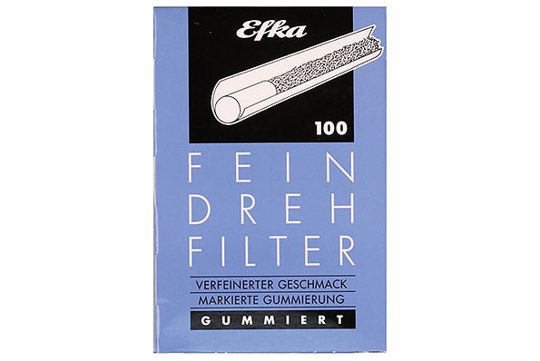 EFKA Feindrehfilter Regular 8mm mit Gummierung (100 Filter)