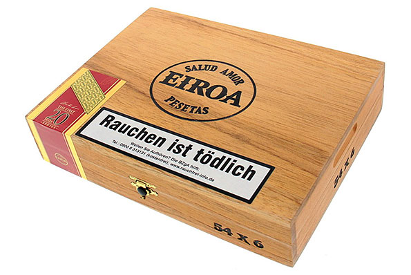 Eiroa First 20 Years Maduro Toro Prensado 20er Kiste geschlossen