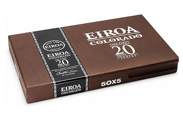Eiroa First 20 Years Colorado Robusto Prensado 20er Kiste geschlossen