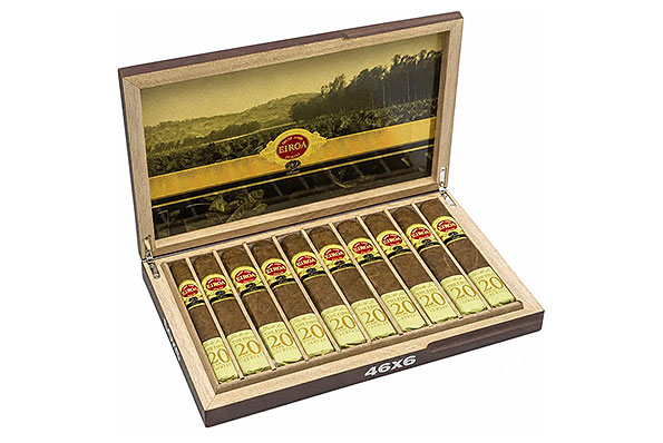 Eiroa 20 Years Colorado Corona Prensado 46x6 10 Zigarren