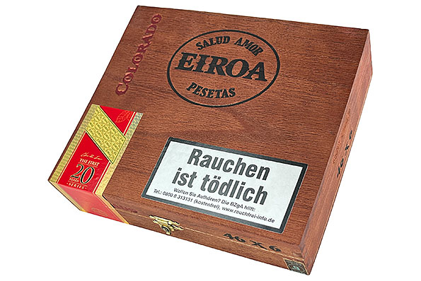 Eiroa 20y Colorado Corona Prensado 20er Kiste geschlossen