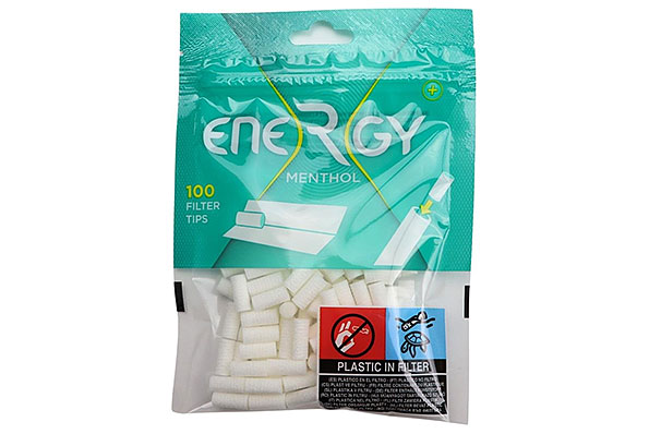 Energy+ Menthol Filter Tips 6mm (100 Filter)