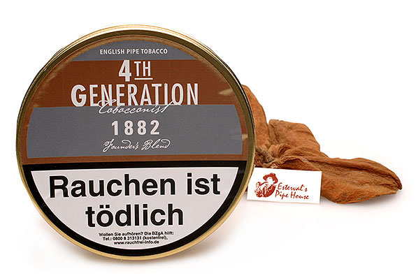 Erik Stokkebye 4th Generation 1882 Pipe tobacco 50g Tin Erik Stokkebye 4th Generation 1882 Pipe tobacco 50g Tin