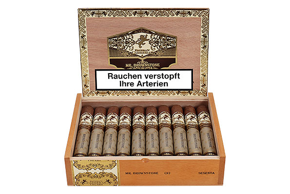 Esteban Carreras Mr. Brownstone Natural Sesenta 20 Zigarren Esteban Carreras Mr. Brownstone Natural Sesenta 20 Zigarren