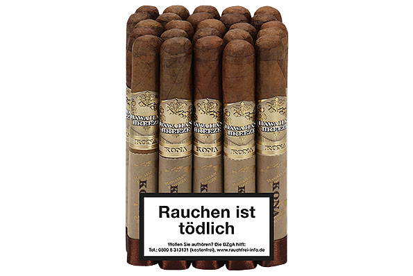 Esteban Carreras Hawaiian Breeze Kona (Robusto) 25 Zigarren