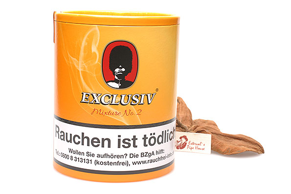 Exclusiv Mixture No. 2 Pipe tobacco 200g Tin Exclusiv Mixture No. 2 Pipe tobacco 200g Tin