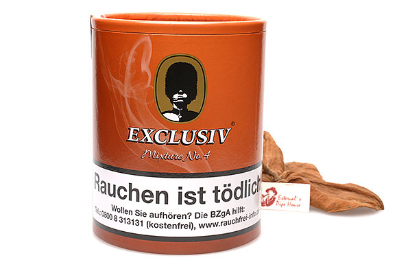 Exclusiv Mixture No. 4 Pipe tobacco 200g Tin Exclusiv Mixture No. 4 Pipe tobacco 200g Tin
