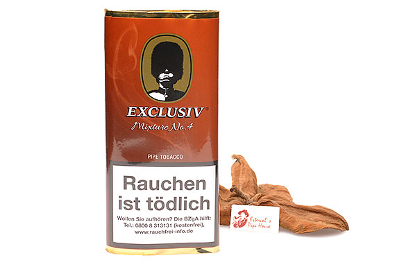 Exclusiv Mixture No. 4 Pipe tobacco 50g Pouch Exclusiv Mixture No. 4 Pipe tobacco 50g Pouch